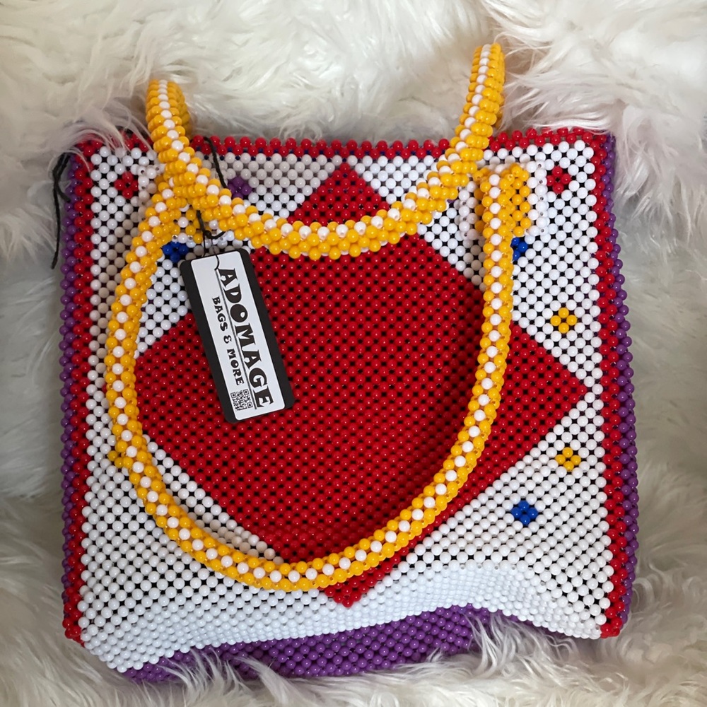 ADOMAGE Handmade Ladies Bag beautifully crafted with beads.